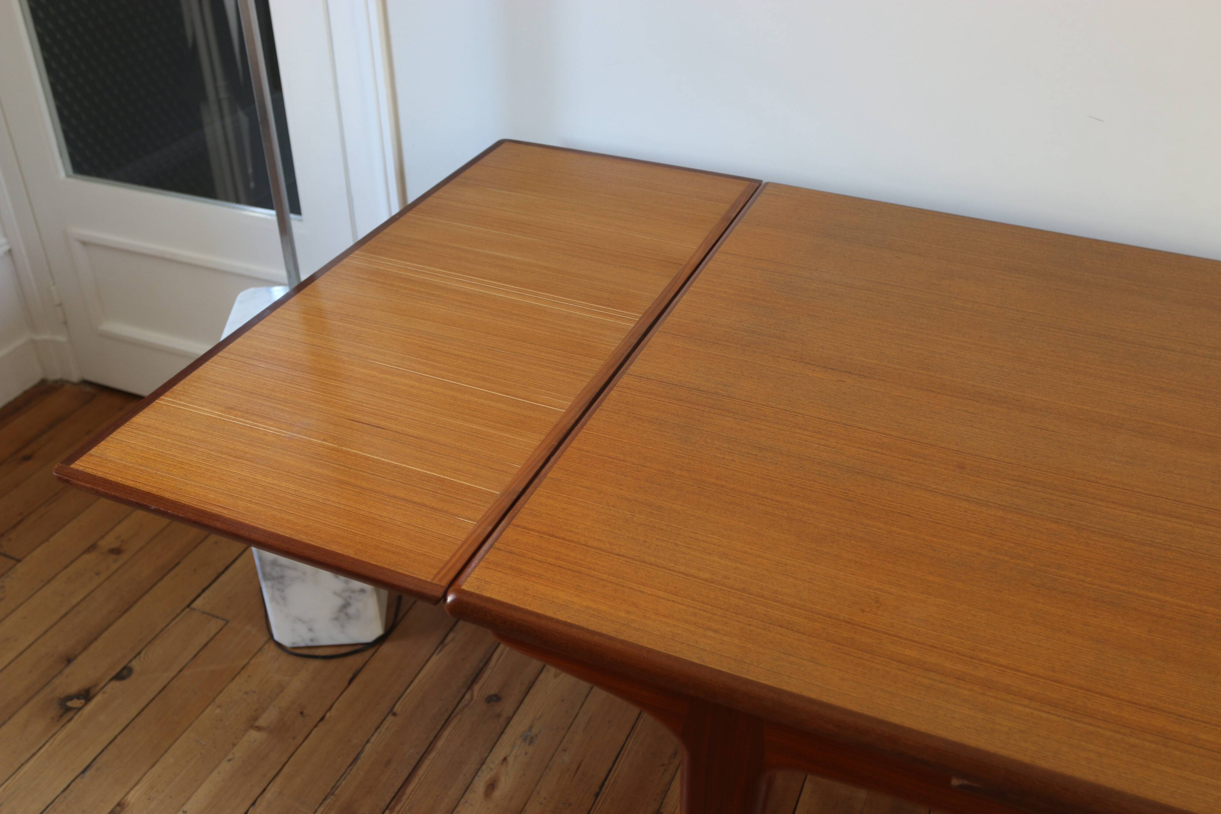 Vintage Scandinavian teak dining table, 1960s