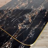 Table 4 to 6 people with extension cords up and down vintage 1960s