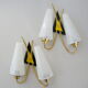 Pair of vintage wall lamps 1950