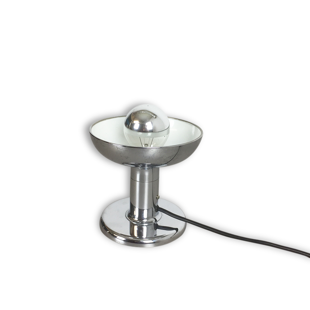 Original modernist 1970s chrome Table light lamp de table made by COSACK, Germany
