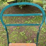 Old folding patio garden chairs