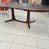 Baumann table + 2 wooden extensions ep 1970