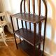 Vintage rattan bookcase