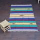 Moroccan handmade moroccan carpet multicolored 140 x 225 cm