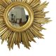 Vintage Sunburst Mirror Sun Mirror Gold Leaf Sixties 42cm