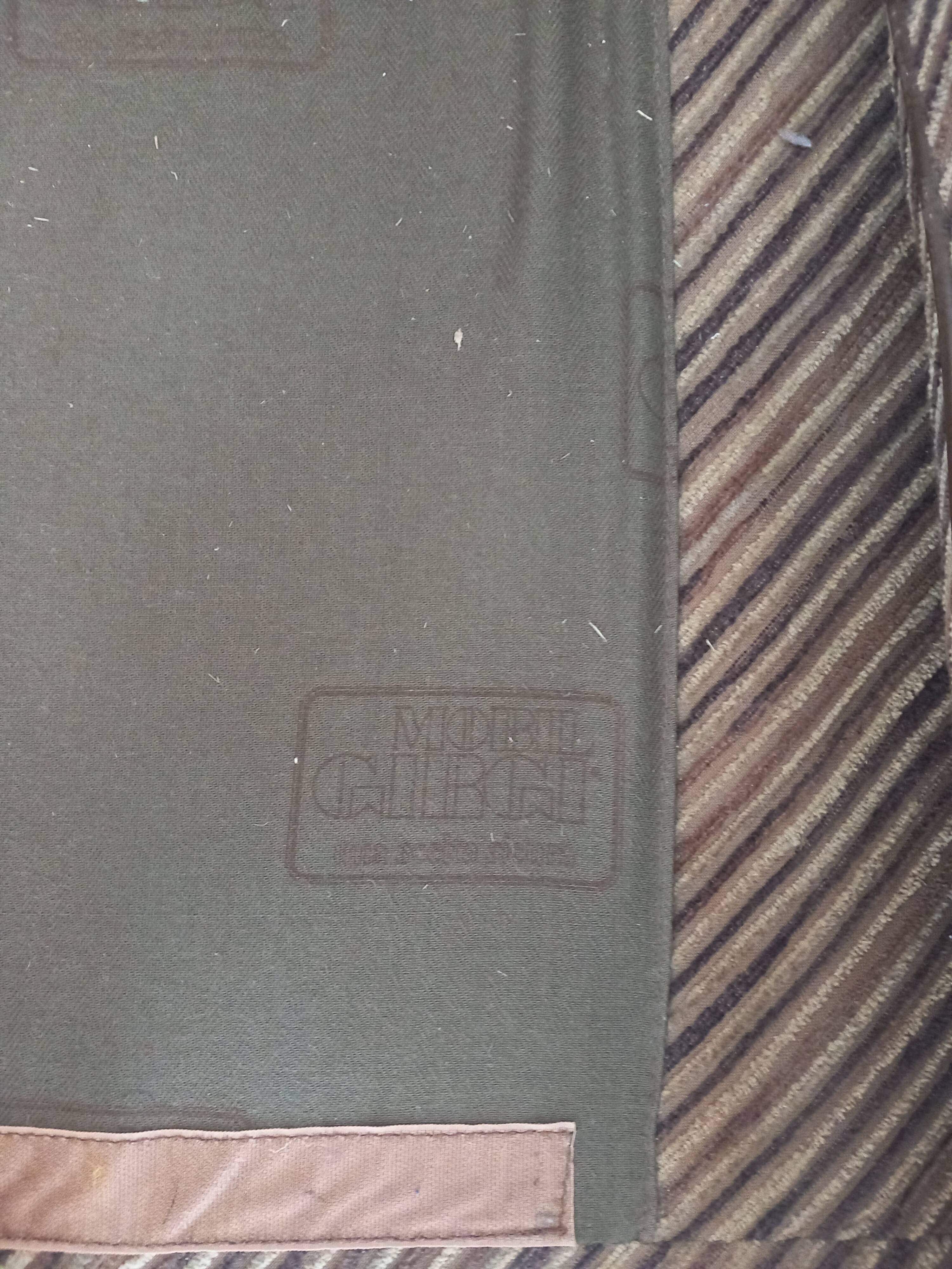 Brown Velvet 3-Seater Sofa by Mobil Girgi, 1970s