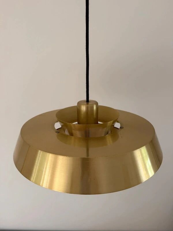 Vintage Fog & Morup Nova pendant - Brass - Jo Hammerborg - Danish design lamp