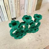 Ceramic candle holder signed Vallauris