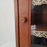 Old bathroom cabinet from the 40s in solid oak