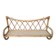 Rattan wall shelf from the 60s