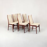 6 Scandinavian design chairs from the 1960s/70s by Johannes Andersen.