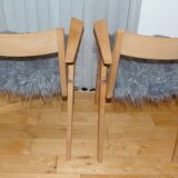 Pair of bridge armchairs of 50s/60s