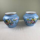 Pair of antique plant pots