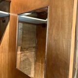 Biedermeier Armoire with Intricate Carvings and Urn Shape