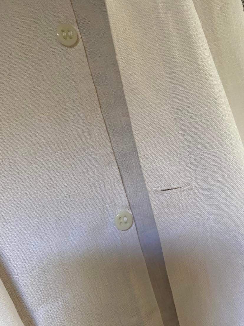 Cotton pillowcase embroidered monogram JB.