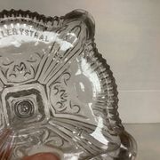 Bougeoir vallerysthal en verre moulé art déco