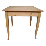 Louis XV style table in natural wood