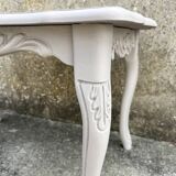 Small coffee or side table, oak, baroque style, vintage