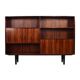 Rosewood bookcase, Danish design, 1970s, designer: Erik Jensen, production: Westergaards Møbelfabrik
