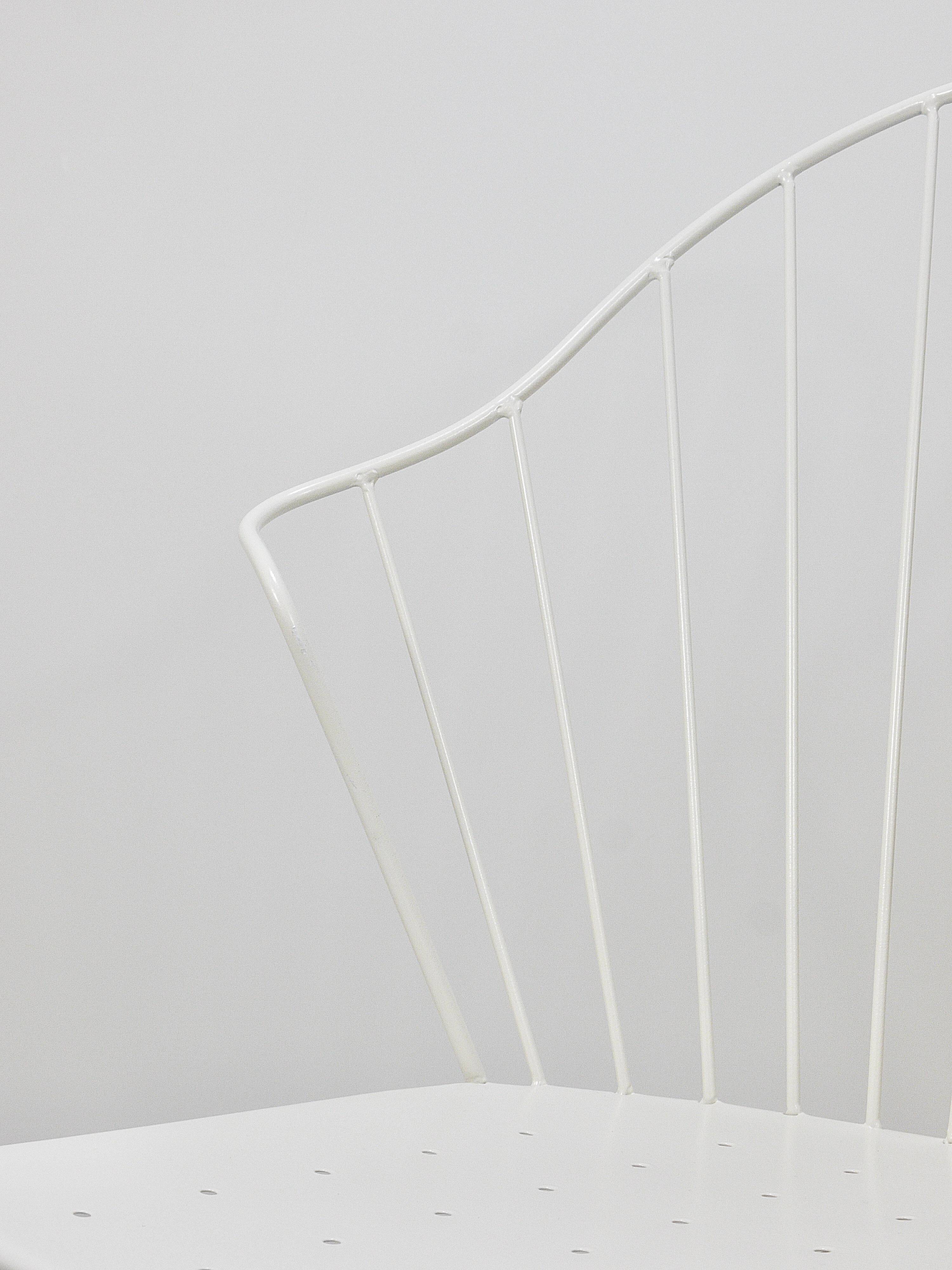 Chaise filaire Sonett Astoria Auersperg Midcentury, Karl Fostel, Autriche, années 1950