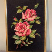 Tapisserie décoration rose
