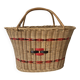 Vintage woven rattan basket from the 50s-60s