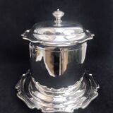 Victorian silver-plated biscuit tin