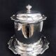 Victorian silver-plated biscuit tin