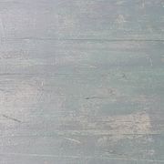 Late 19th century grocery counter in green and yellow patina painted wood