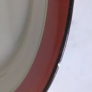 Art Deco dessert plates Henri Delcourt / Boulogne sur Mer / parakeet
