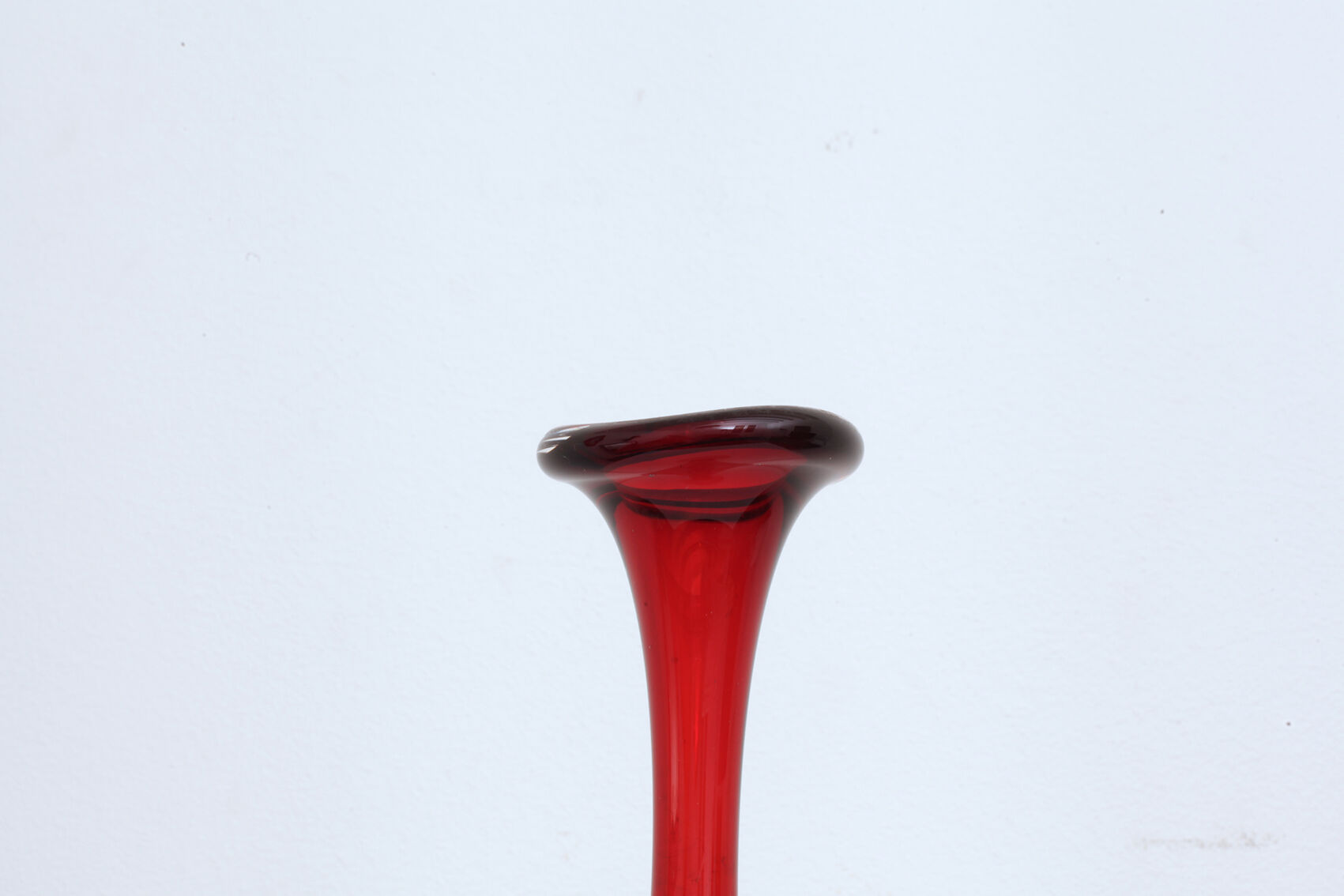 Scandinavian vase aseda red 1960