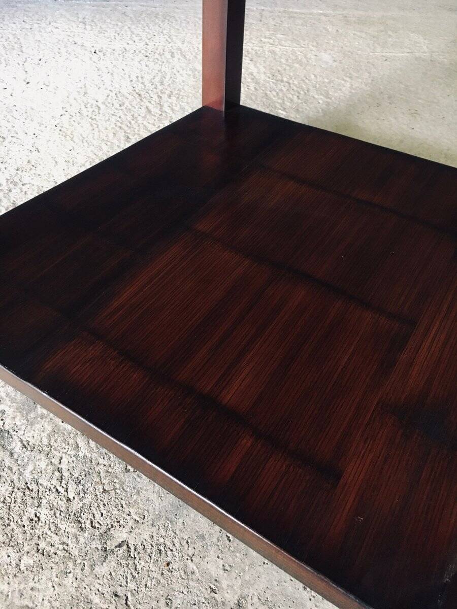 Postmodern Bamboo Side Table by Axel Vervoordt, Belgium, 1980s