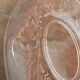 Plat verre rose original