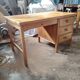English desk in old pine