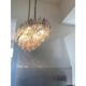 Contemporary Multicolored Oval “Poliedri” Murano Glass Burnish Chandelier i