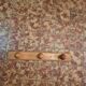Wooden coat rack