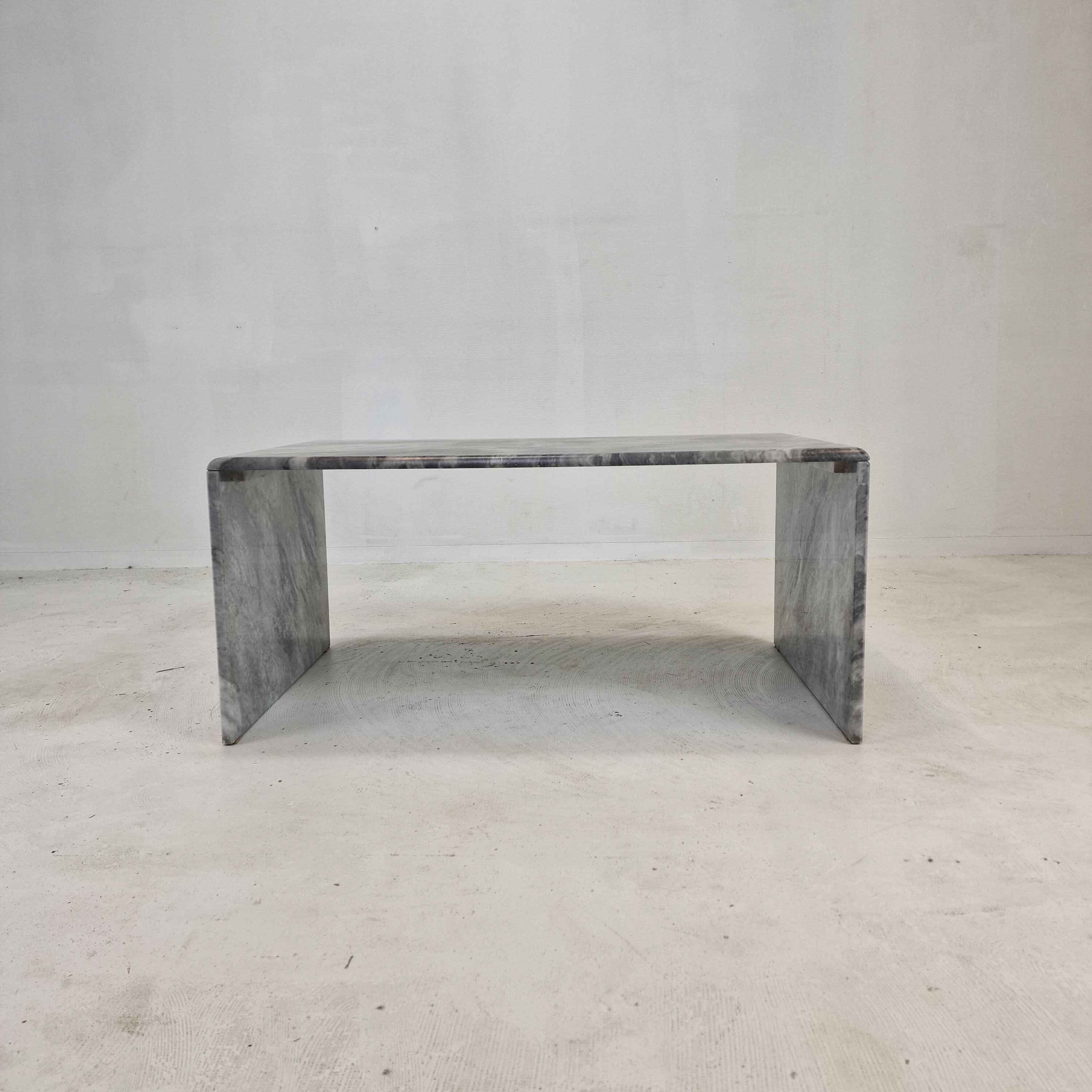 Italian marble coffee or side table, 1980s
