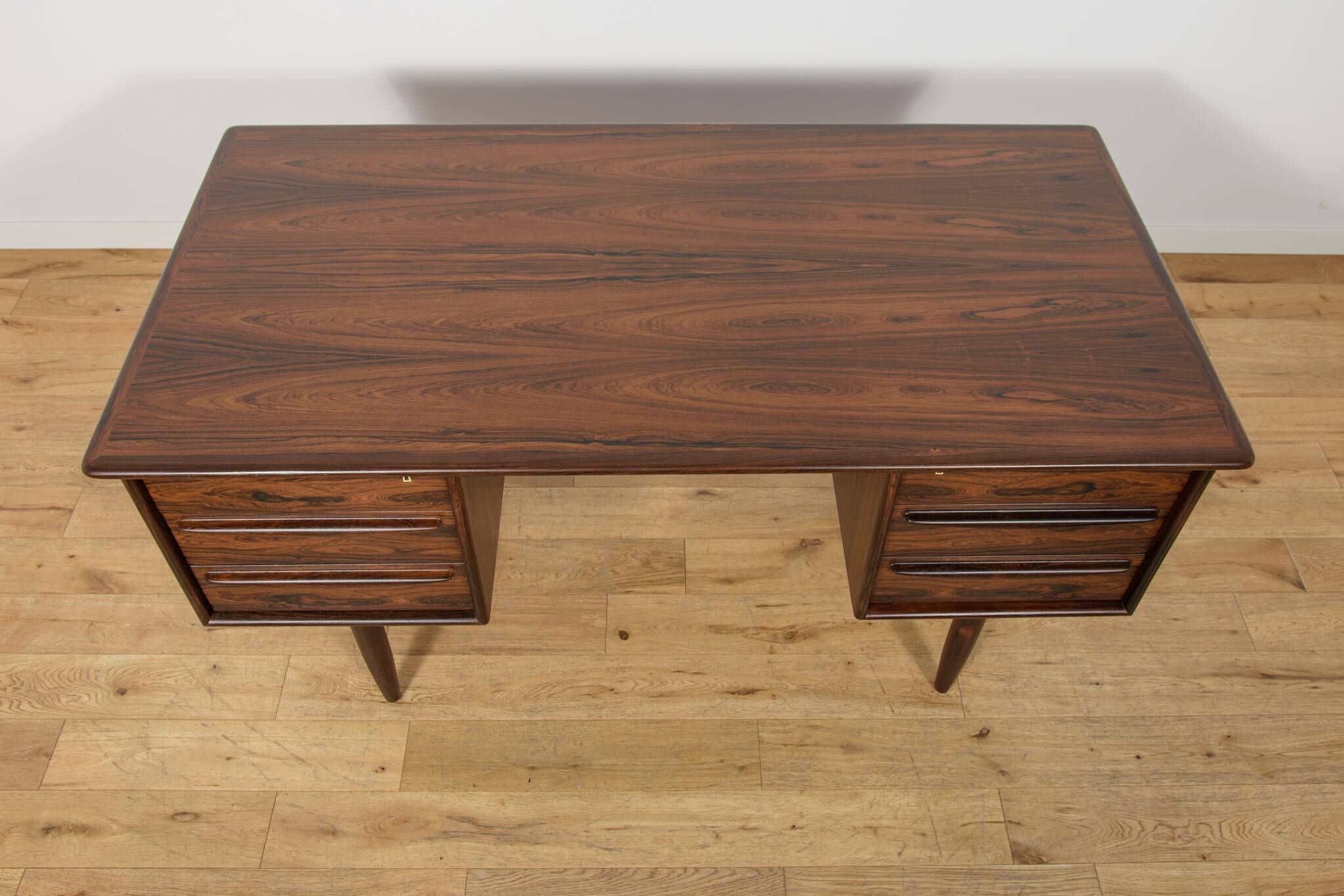 Mid-Century Rosewood Desk by Svend Åge Madsen for Falster Møbelfabrik, Denmark, 1960s