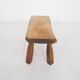 Solid oak side table, The Netherlands 1970's