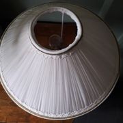 Lampe vintage des années 40 avec son abat-jour plissé