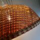 Natural rattan fiber vintage pendant lamp