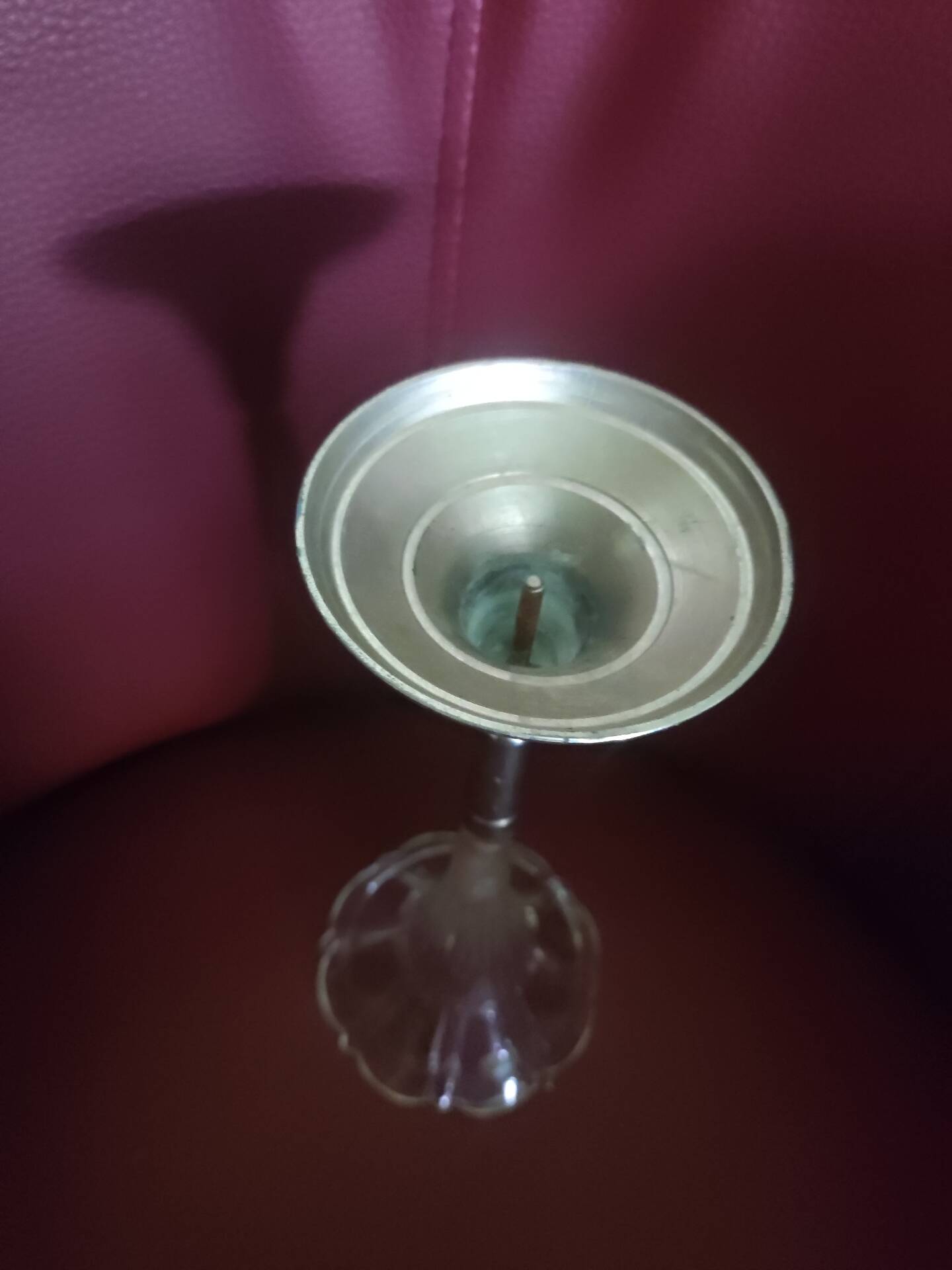 Art Deco cornucopia vase for single flowers