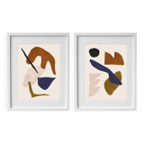 2 framed art prints
