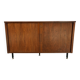 Mid century tambour door cabinet, 1960s