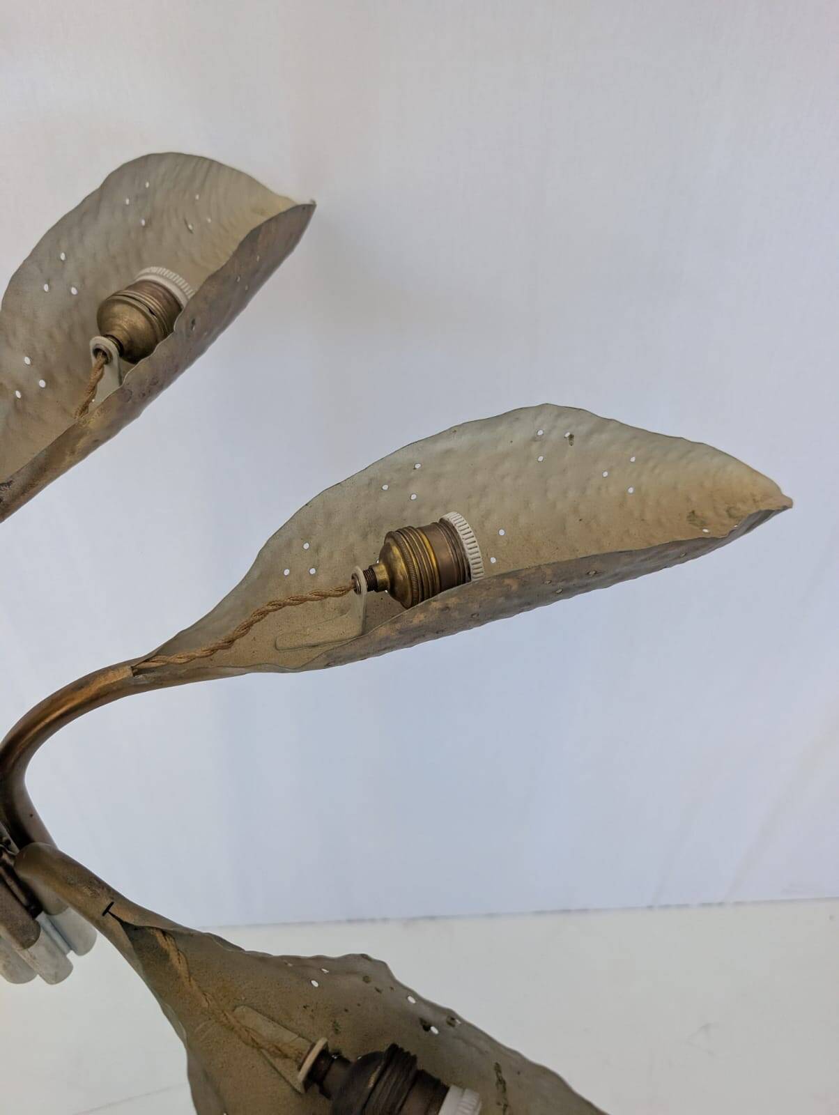Lustre en laiton par Angelo Lelii pour Arredoluce, 1951