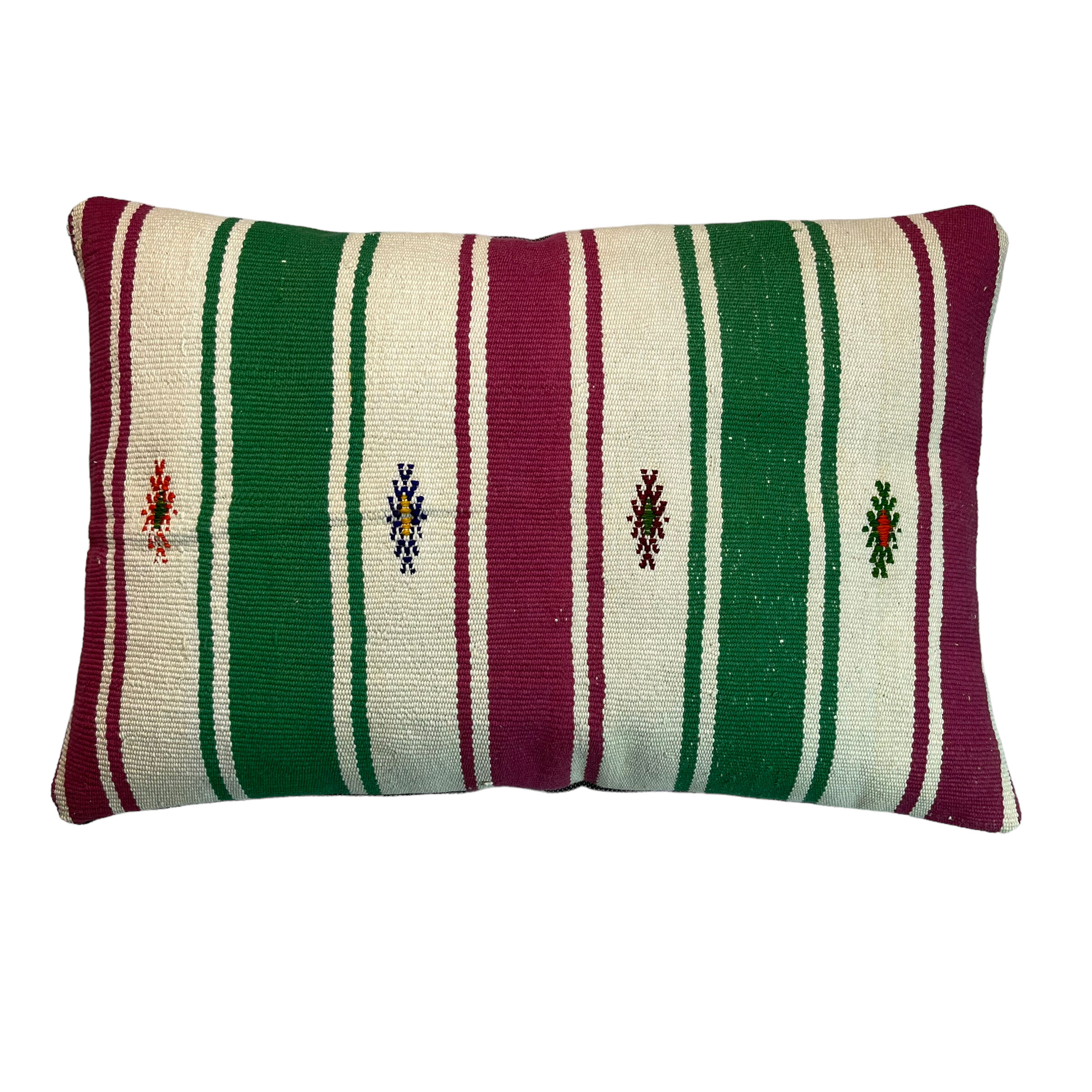 Vintage turkish kilim cushion cover , 40 x 60 cm