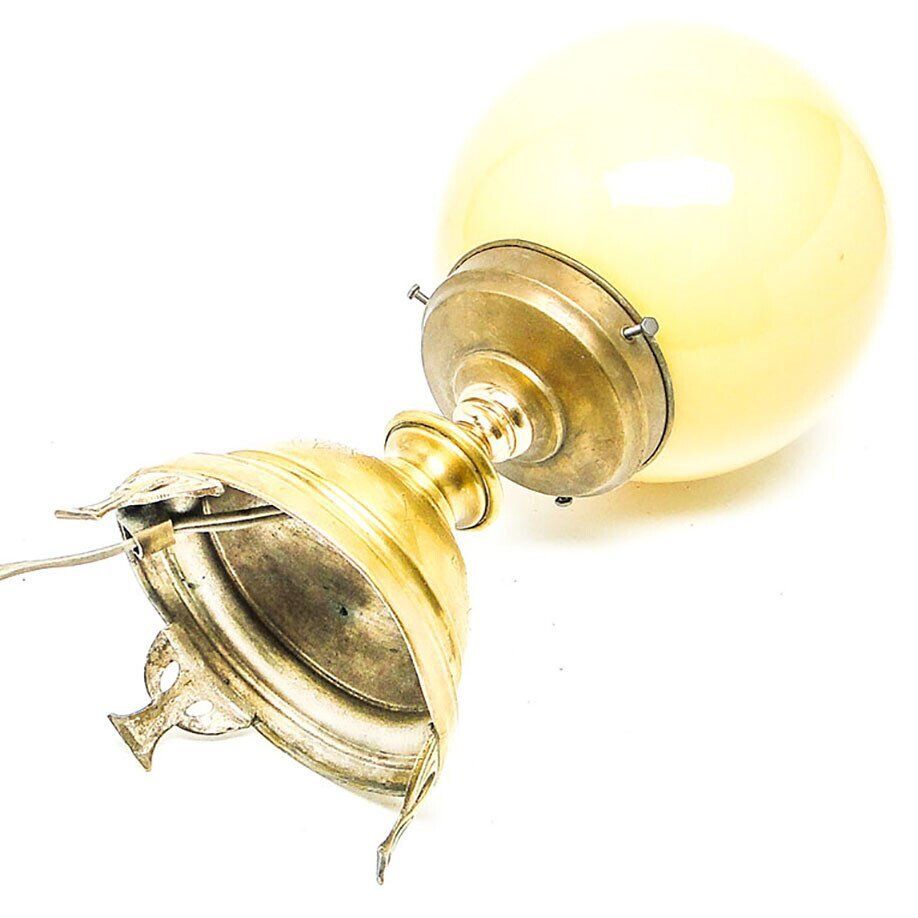Vintage glass table lamp, Germany, 1950s