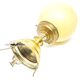 Vintage glass table lamp, Germany, 1950s