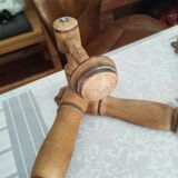 Porte manteau ancien en bambou vintage
