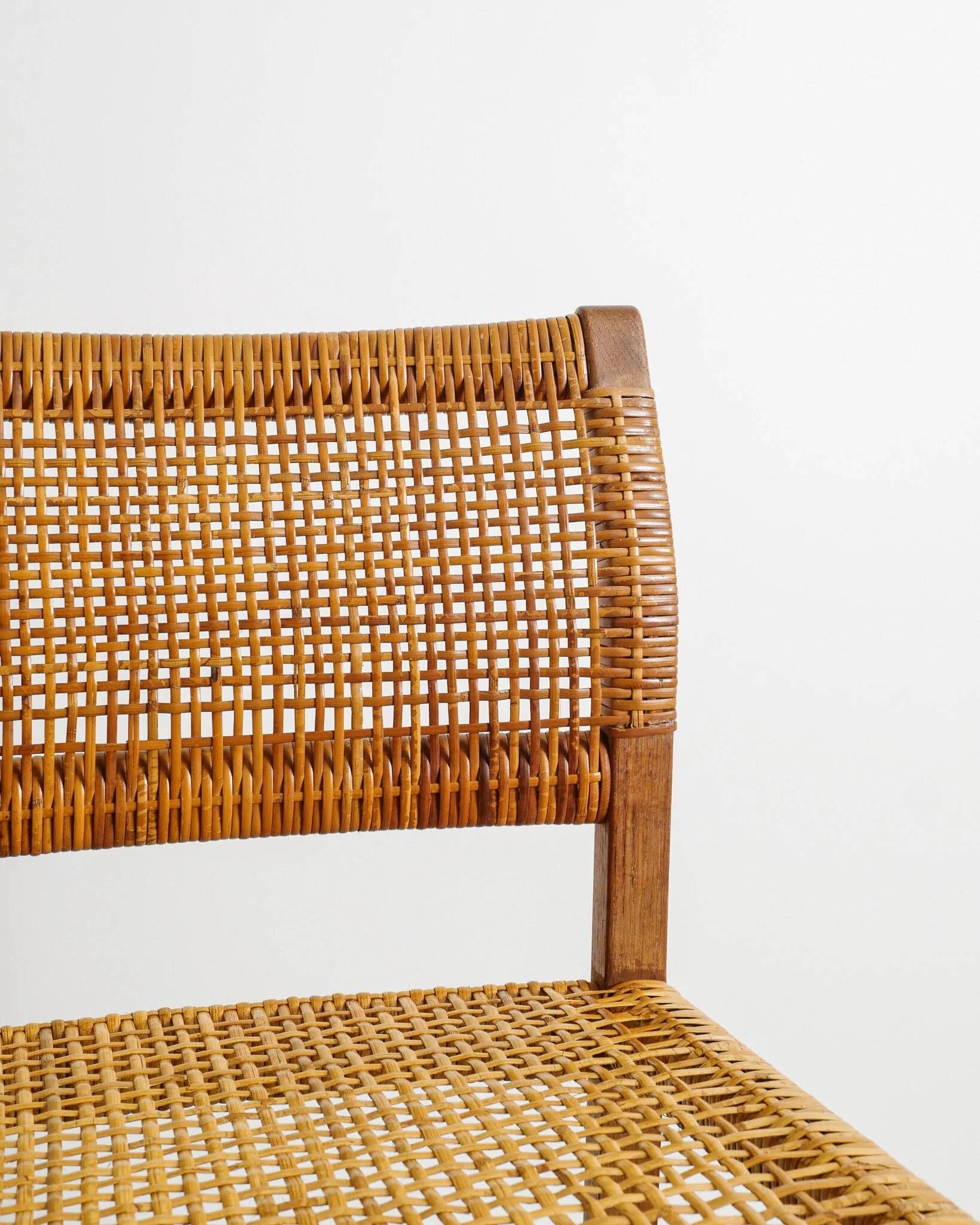 Danish Mid Century Wooden Dining Chairs by Børge Mogensen, 1960s